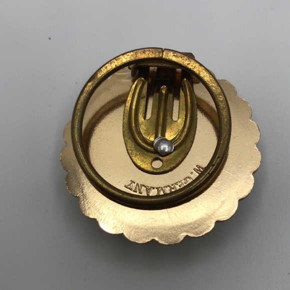 W. Germany Filigree Scarf Jewelry. Elegant and rare find. VTG - Picture 2 of 6